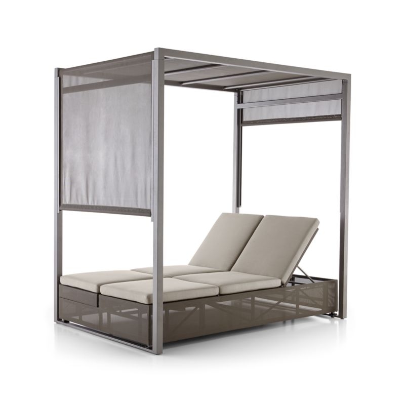 Dune Double Chaise Sofa Lounge with Canopy - Image 4