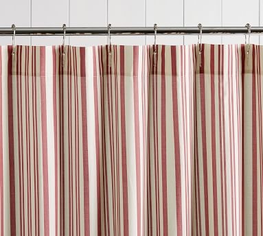 Antique Stripe Shower Curtain, 72x72, Gray - Image 2