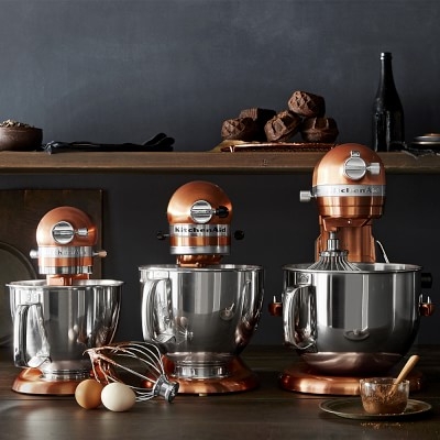 KitchenAid Artisan Mini Stand Mixer with Flex Edge Beater, Copper - Image 1