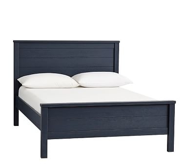 Charlie Low Footboard Bed, Full, Weathered Navy, In-Home Delivery - Image 0