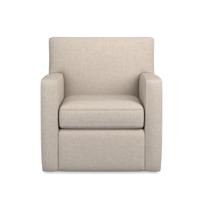 Brighton Swivel Chair, Chunky Linen, Natural - Image 0
