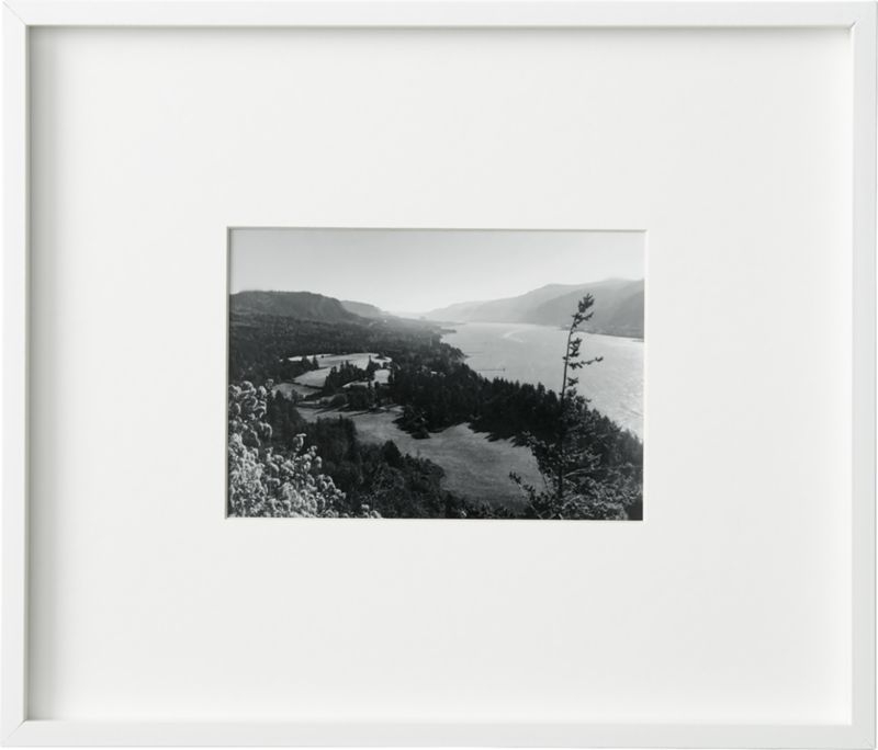 Gallery White Frame with White Mat - Image 5