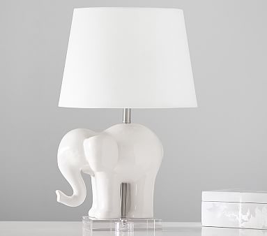 Ceramic Elephant Lamp - Image 1
