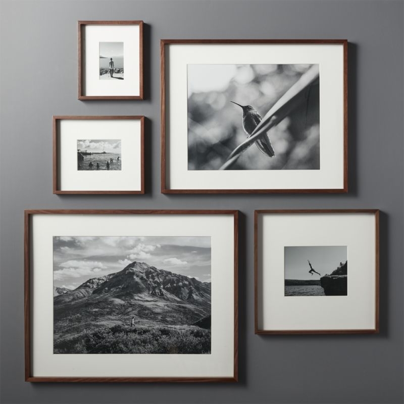 Gallery Walnut Frame with White Mat 16x20 - Image 1