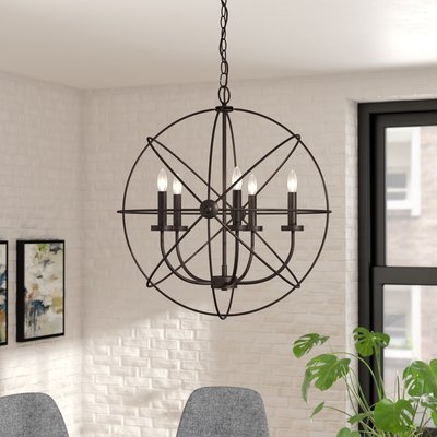 Waldron 5-Light Candle-Style Chandelier - Image 0
