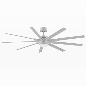 Modern LED Ceiling Fan, 72", Brushed Nickel - Image 5