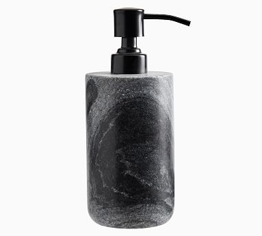 Marble Accessories, Soap Pump, Black - Image 0