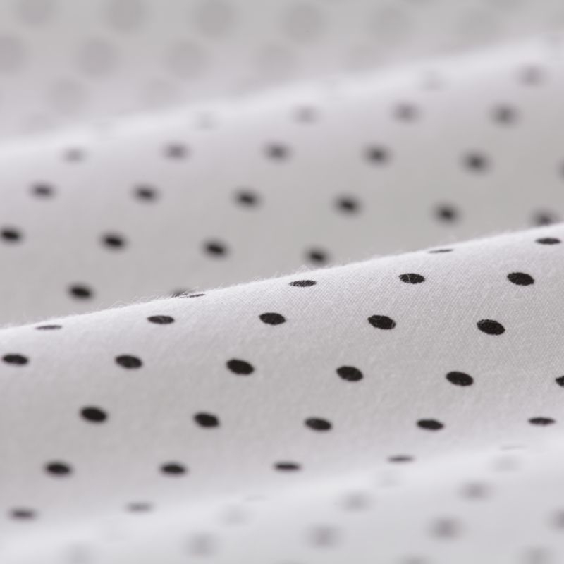 Organic Swiss Dot Crib Fitted Sheet - Image 2