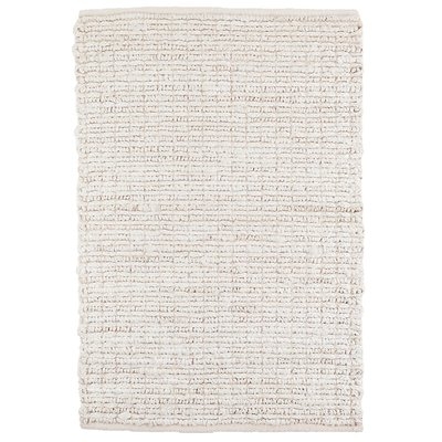 Dunes Bleached Oak Woven Hand-Knotted Ivory Area Rug - Image 0