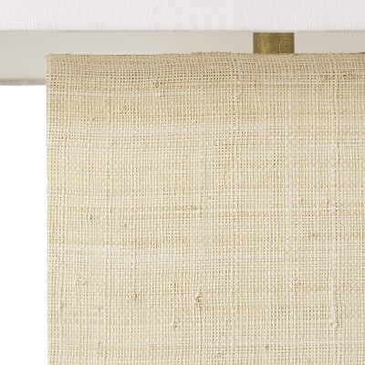 Sydney Block Woven Table Lamp, Natural - Image 2