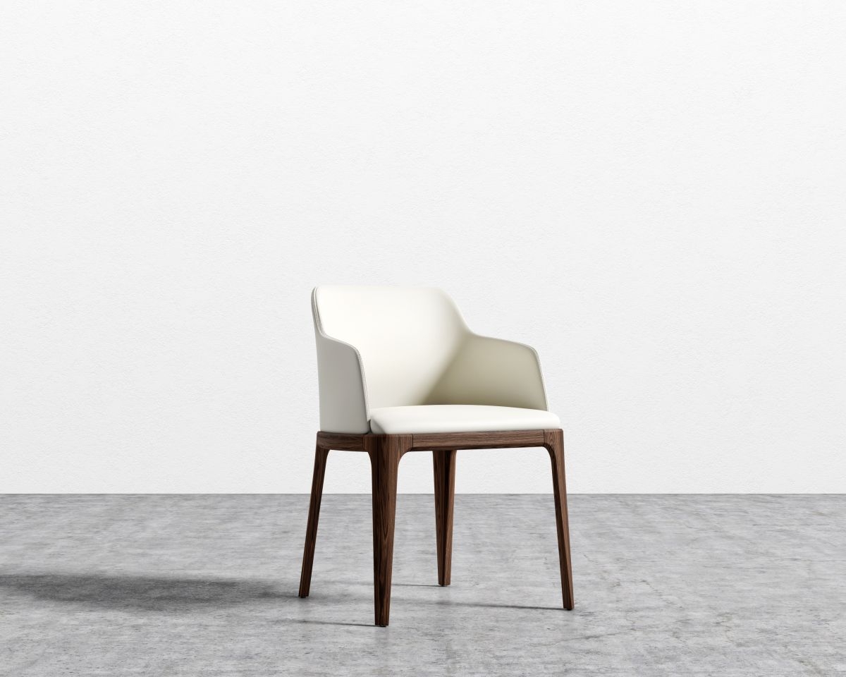 Aubrey Armchair - Monaco Cream Walnut - Image 1