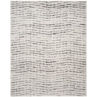 Costa Mesa Abstract Ivory/Silver Area Rug - Image 0