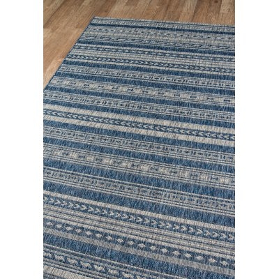 Tuscany Blue Indoor/Outdoor Area Rug - Image 0