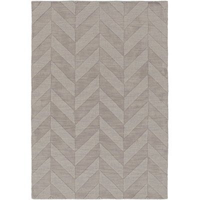 Castro Hand Woven Wool Gray Area Rug - Image 0