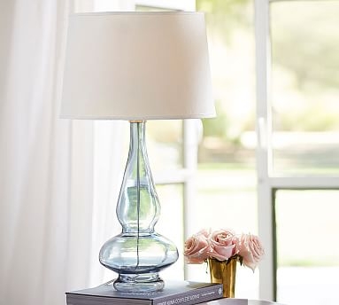 Aubrey Curvy Bedside Lamp, Turquoise - Image 0