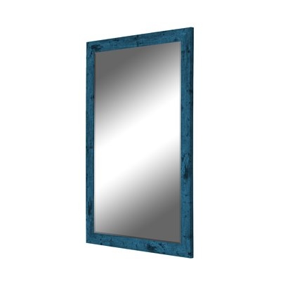Dorian Vintage Blue Barnwood Wall Mirror - Image 0