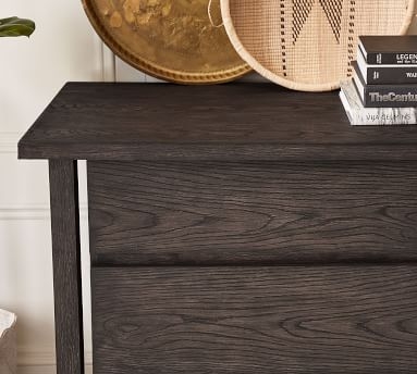 Eva Extra Wide Wood Dresser, Corsica Black - Image 1