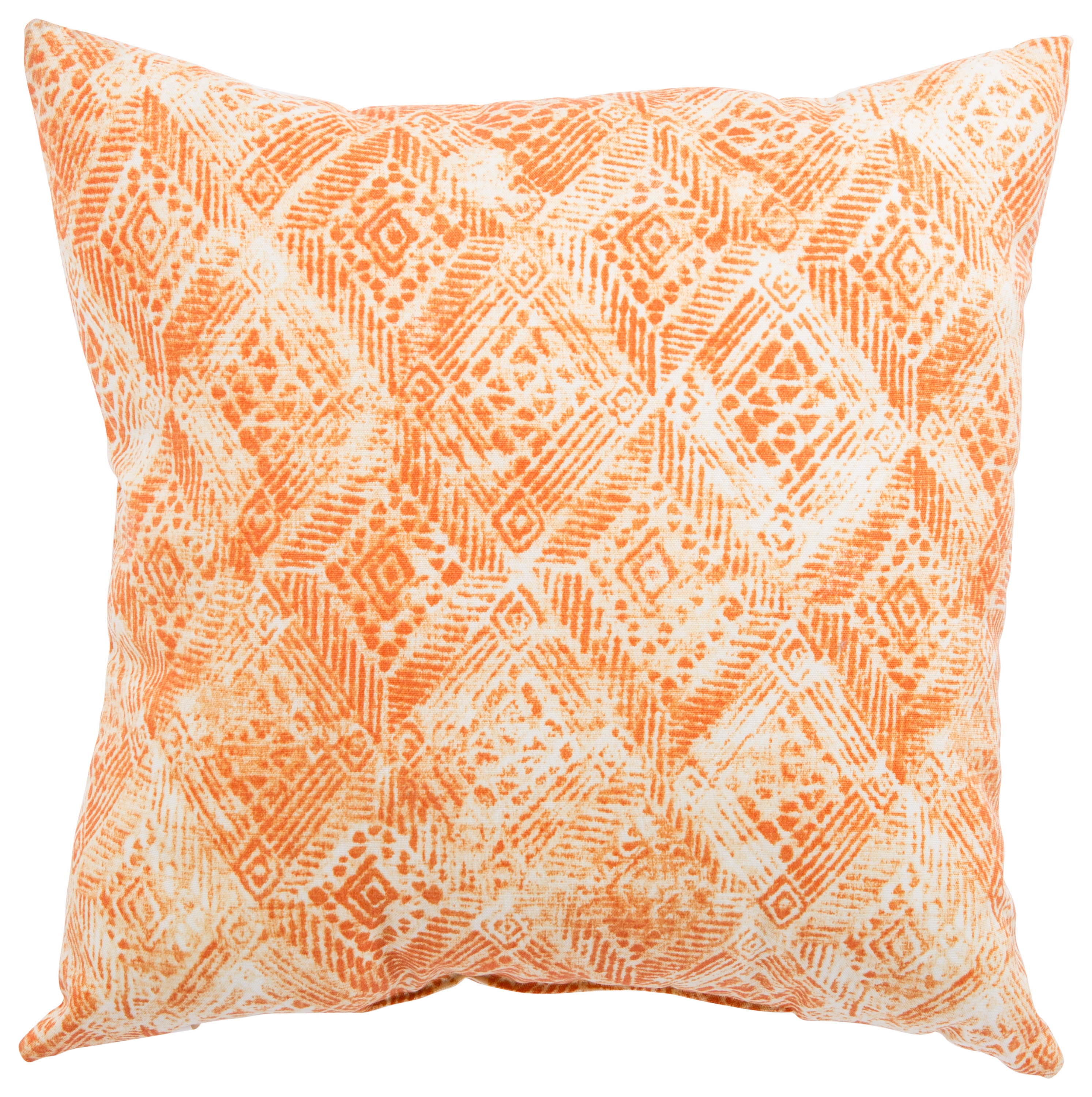 Design (US) Orange 18"X18" Pillow - Image 0