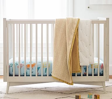 west elm x pbk Mid Century Crib, White, In-Home Delivery - Image 5
