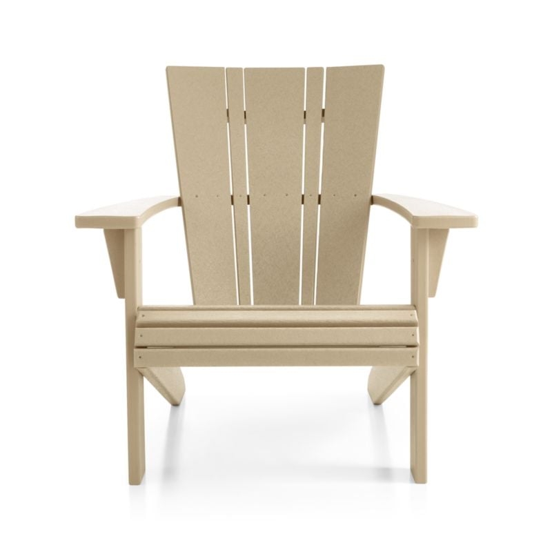 Vista II Sand Outdoor Adirondack Chair  by POLYWOOD® - Image 2
