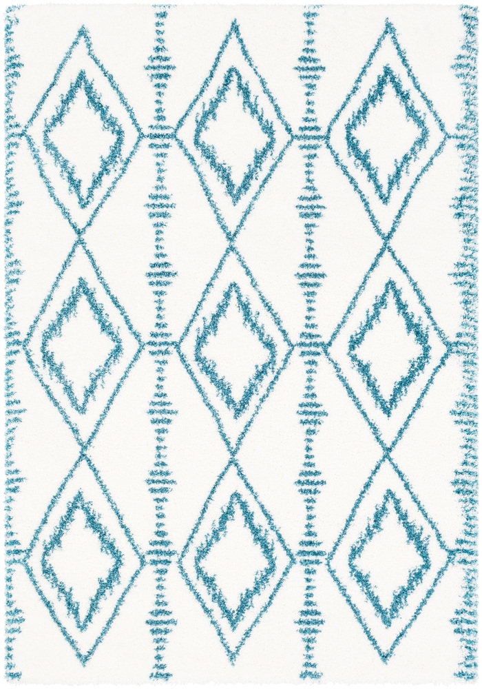 Kodiak Blue Indoor 2' x 2'11" Machine Woven Rug - Image 0