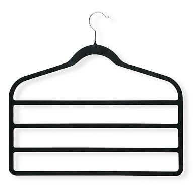 4-Tier Pant Hangers, Set of 2, Black - Image 0