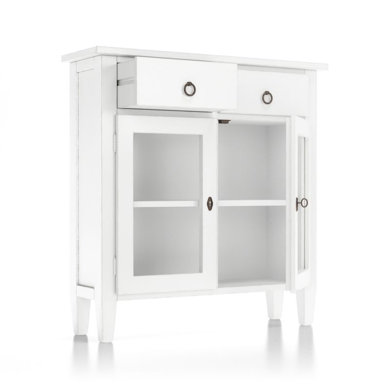 Stretto White Entryway Cabinet - Image 2