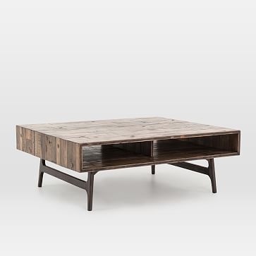 Modern Reclaimed Oak Coffee Table - Image 0