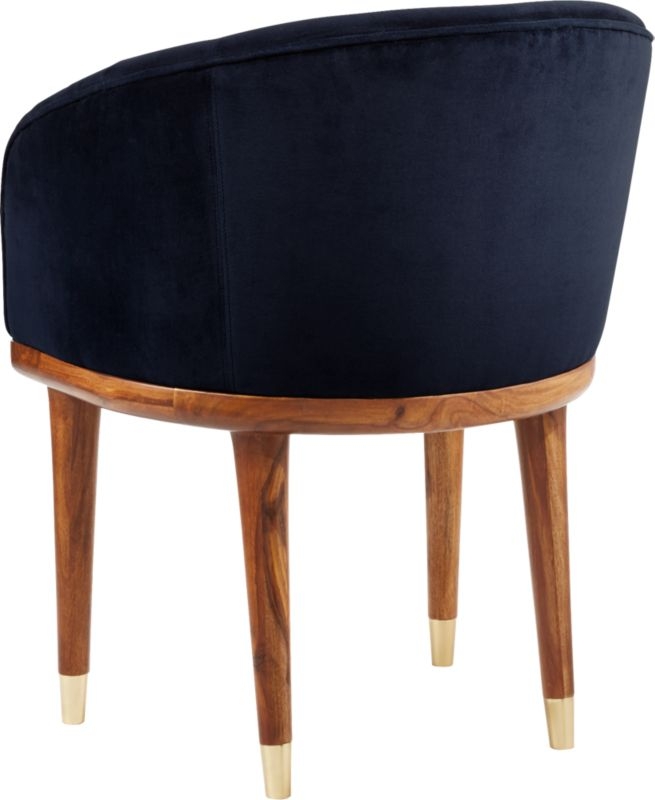 viceroy sapphire blue velvet chair - Image 8