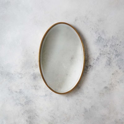 Kennedy Gold Oval Accent Mirror - Image 0