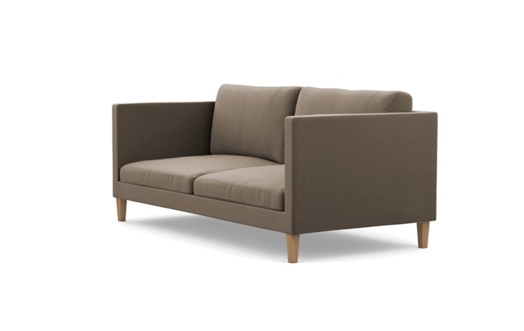 Oliver Sofa with Chestnut Fabric and Natural Oak legs - Image 4