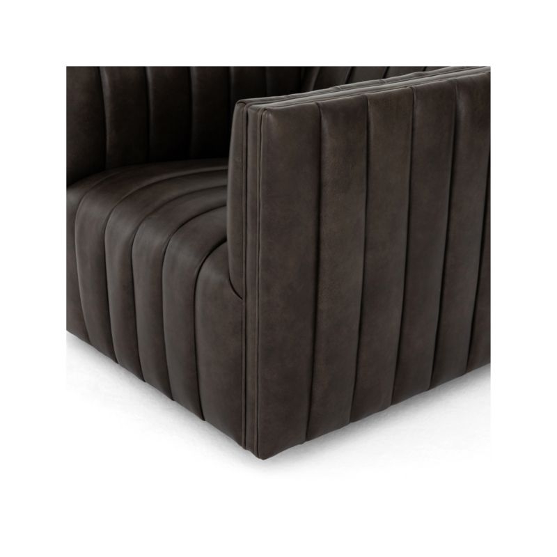 Cosima Leather Channel Tufted Chair - Image 6