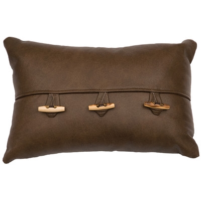 Leather Lumbar Pillow - Image 0