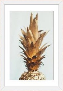 The Gold Pineapple by Chelsea Victoria - Picture Frame Photograph Print on Canvas - Image 0