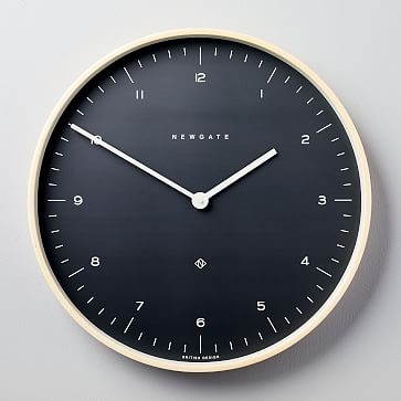 Newgate Mr. Clarke Clock, Large, Oil Gray - Image 0