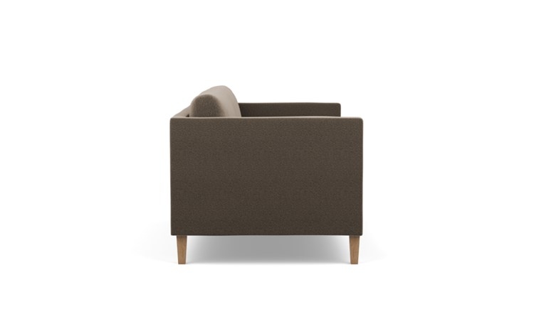 Oliver Sofa with Chestnut Fabric and Natural Oak legs - Image 2