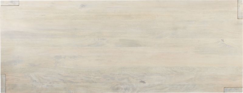 Blox White Wash Dining Table 35"x91" - Image 5