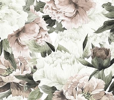 Anewall Blush Floral Temporary Wallpaper - Image 1