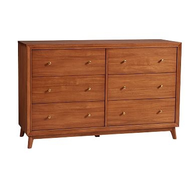 Sloan Extra Wide Dresser, Acorn, Unlimited Flat Rate Delivery - Image 0