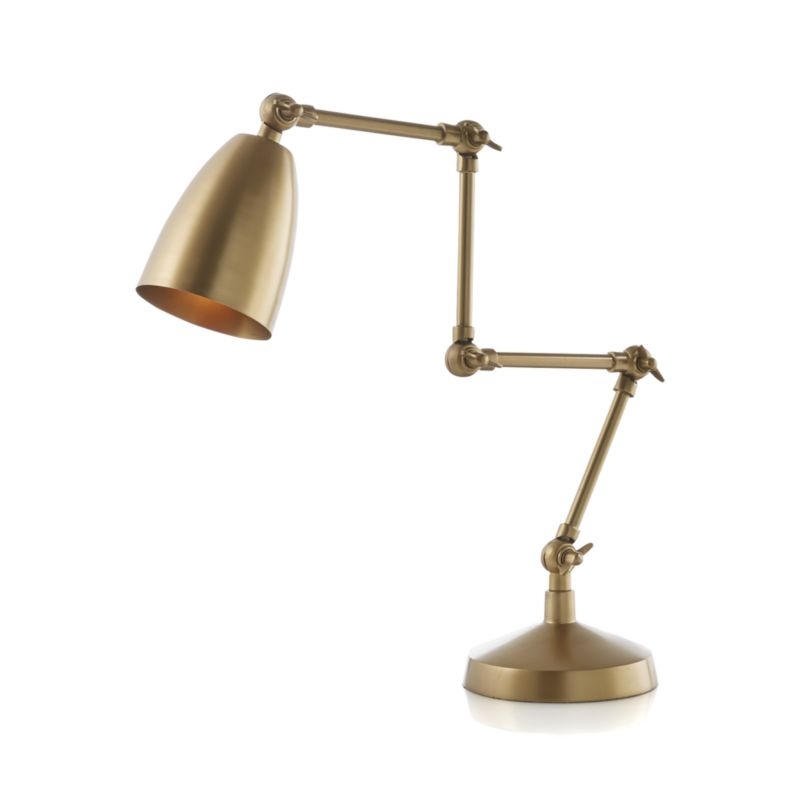 Folding Brass Table Lamp - Image 4