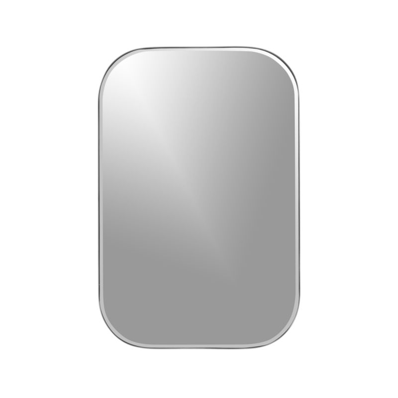Edge Silver Rounded Rectangle Mirror - Image 4