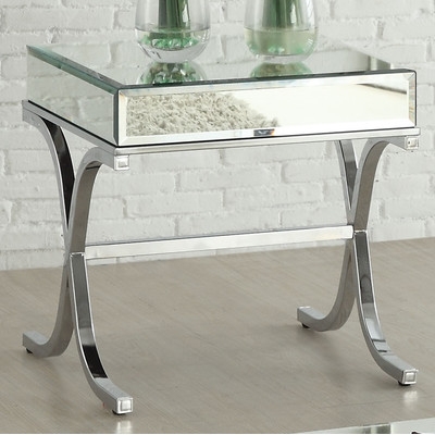 Khalid Mirrored Top End Table - Image 0