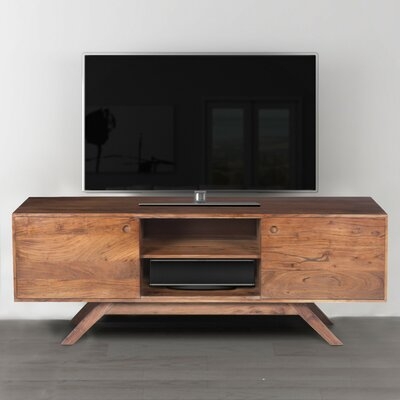 Rider Acacia Wood TV Stand for TVs up to 62 - Image 0