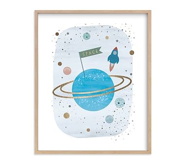 Outer Space Wall Art by Minted(R), 16x20, Natural - Image 0