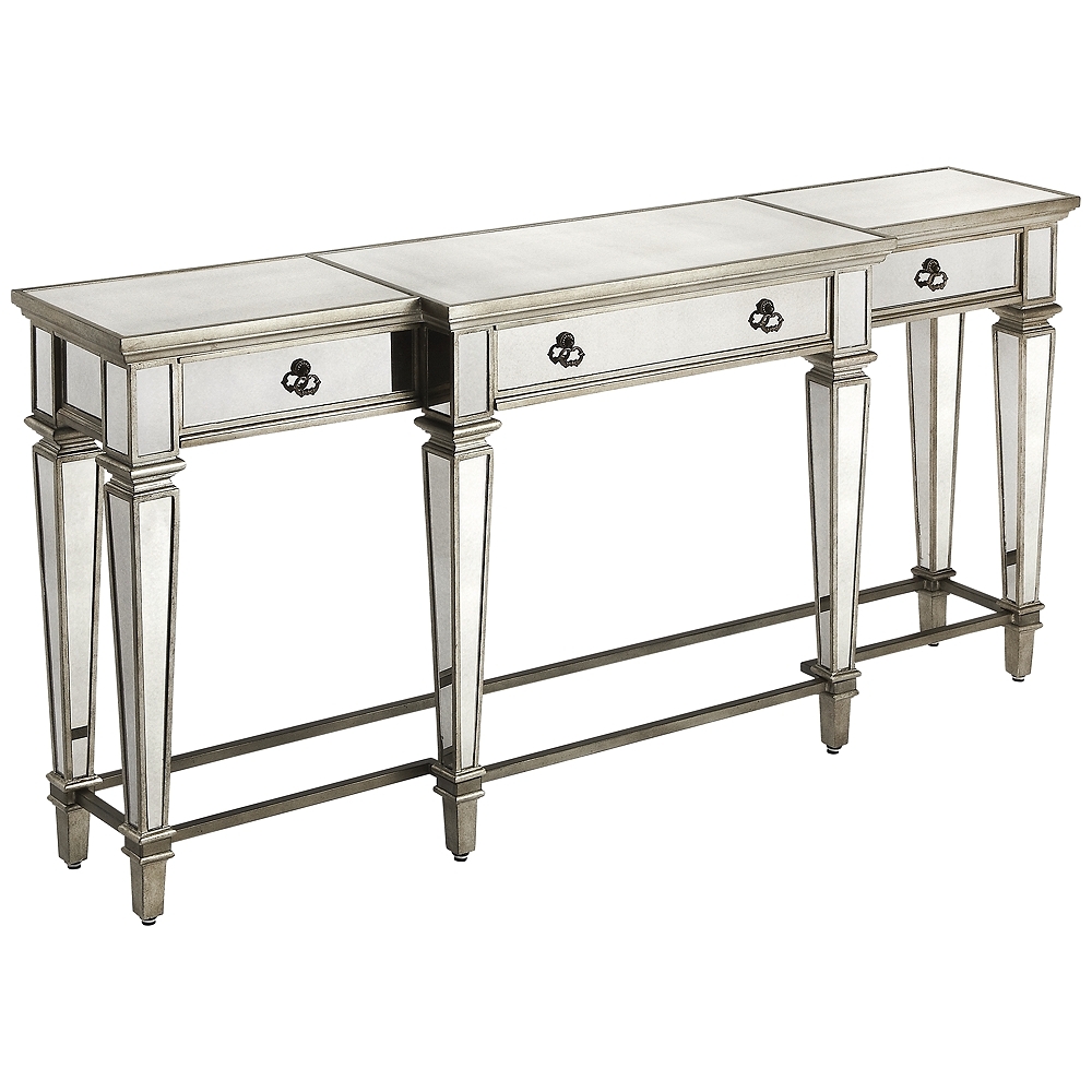 Butler Celeste Mirrored 3-Drawer Console Table - Style # 34X88 - Image 0