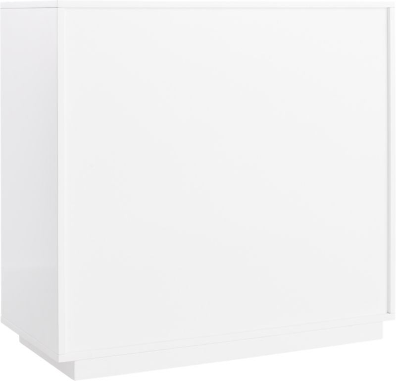 Gallery 3-Drawer White Dresser - Image 5