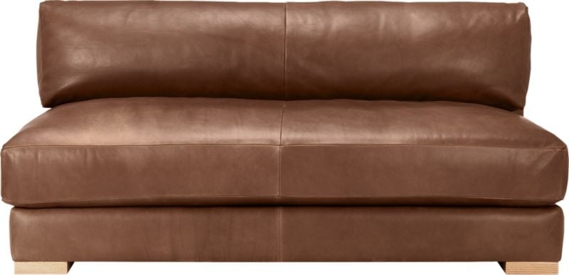 Piazza Leather Apartment Sofa - Image 1