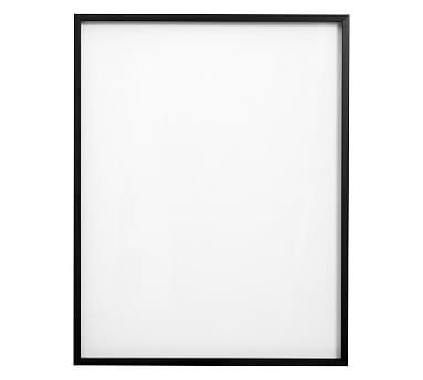 Floating Wood Gallery Frame, 28x36 (29x37 overall) - Black - Image 0