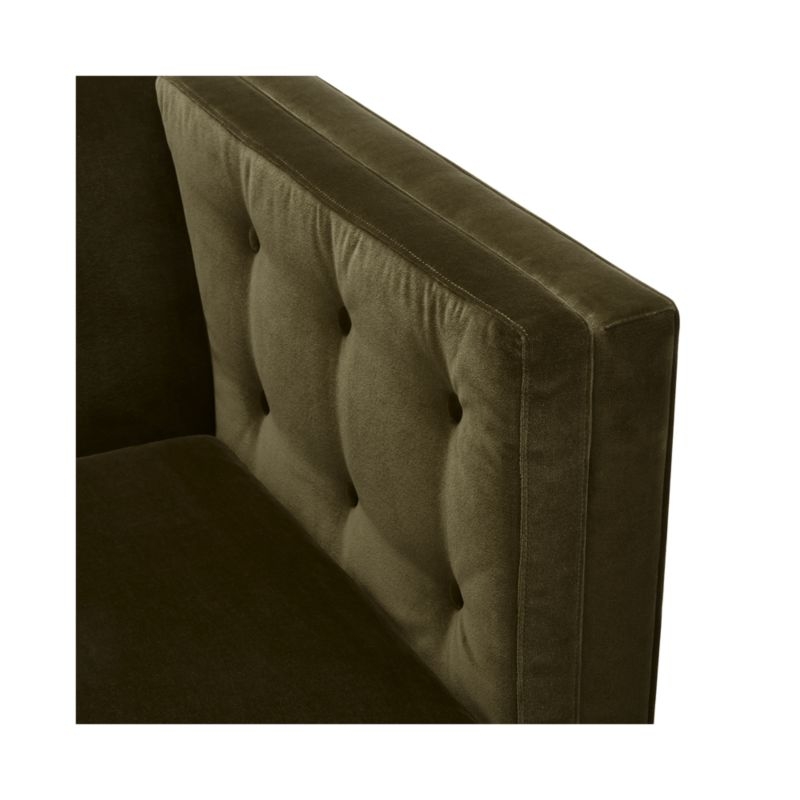 Aidan Velvet 2-Piece Right Arm Corner Tufted Sectional Sofa - Image 3