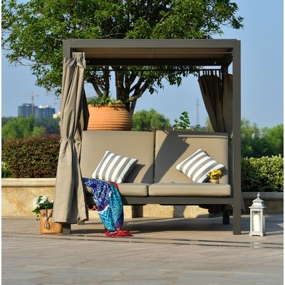 Aaron Patio Daybed with Cushion - Image 0